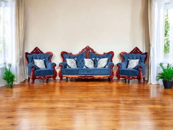 Antique sofa 7 seater with  Mahogany Finish